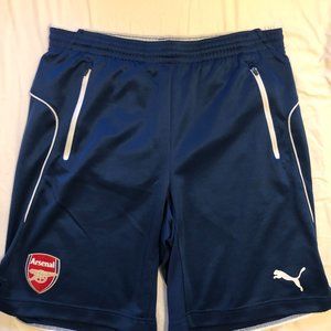 PUMA Arsenal Training Soccer Shorts – Medium/Blue